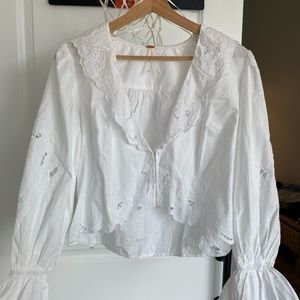 Free People Maisie Cutwork top